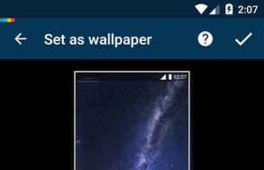 De bästa bakgrundsbilderna för Android - ett urval av applikationer